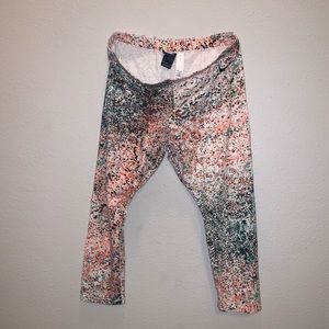 Splatter Paint Yoga Pants